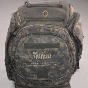 National Guard Tactical Digital Camo Backpack Camping Hunting Hiking Bag/Read!